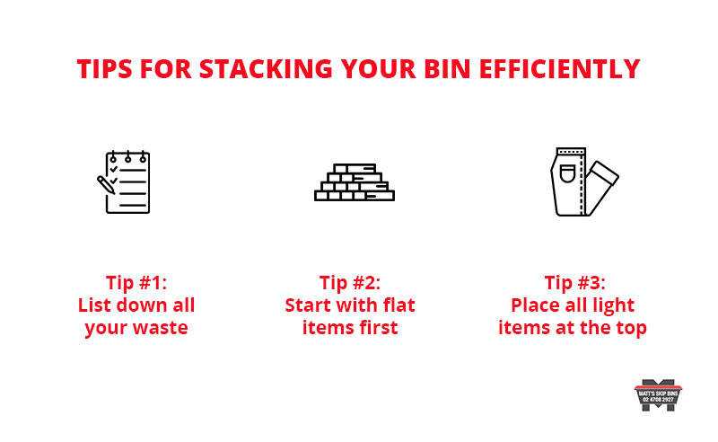 Tips for Stacking your bin efficiently