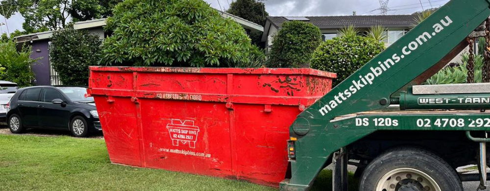 Types of skip bins for landscaping and gardening