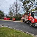 Our truck from recent bin drop-off